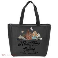 The Mountains Are Calling And I Must Go Rides Space Thunder Splash Adventure Tote Bag thumb 0