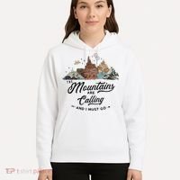 The Mountains Are Calling And I Must Go Rides Space Thunder Splash Adventure Hoodie thumb 5