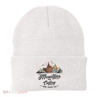 The Mountains Are Calling And I Must Go Rides Space Thunder Splash Adventure Beanie thumb 0