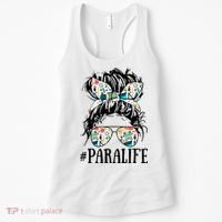 Teacher Messy Bun Paraprofessional Life Women's Tank Top thumb 0