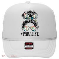 Teacher Messy Bun Paraprofessional Life Hat thumb 0
