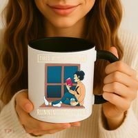 Tired Moms Book Club Coffee Chaos Chapters Funny Coffee Mug thumb 3