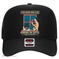 Tired Moms Book Club Coffee Chaos Chapters Funny Hat thumb 0
