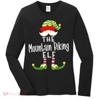 The Mountain Biking Elf Family Matching Group Christmas Women's Long Sleeve Shirt thumb 0
