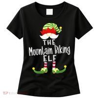 The Mountain Biking Elf Family Matching Group Christmas Women's T-Shirt thumb 0