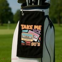 Take Me Back To The 90s Golf Towel thumb 2