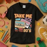 Take Me Back To The 90s Kids T-Shirt thumb 3