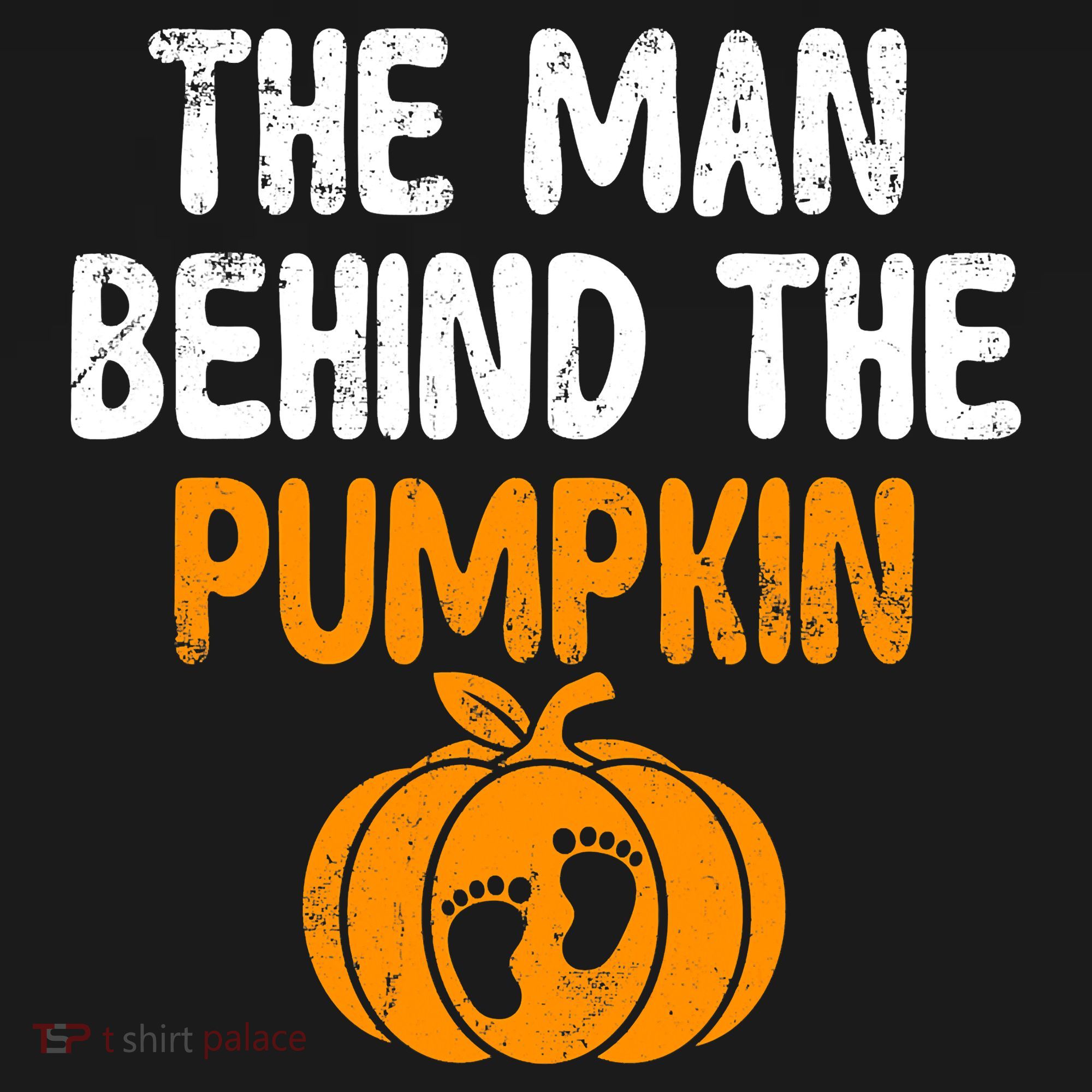 The Man Behind The Pumpkin Pregnancy Halloween Women's Tank Top