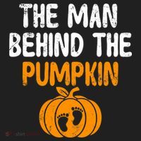 The Man Behind The Pumpkin Pregnancy Halloween Hat thumb 2