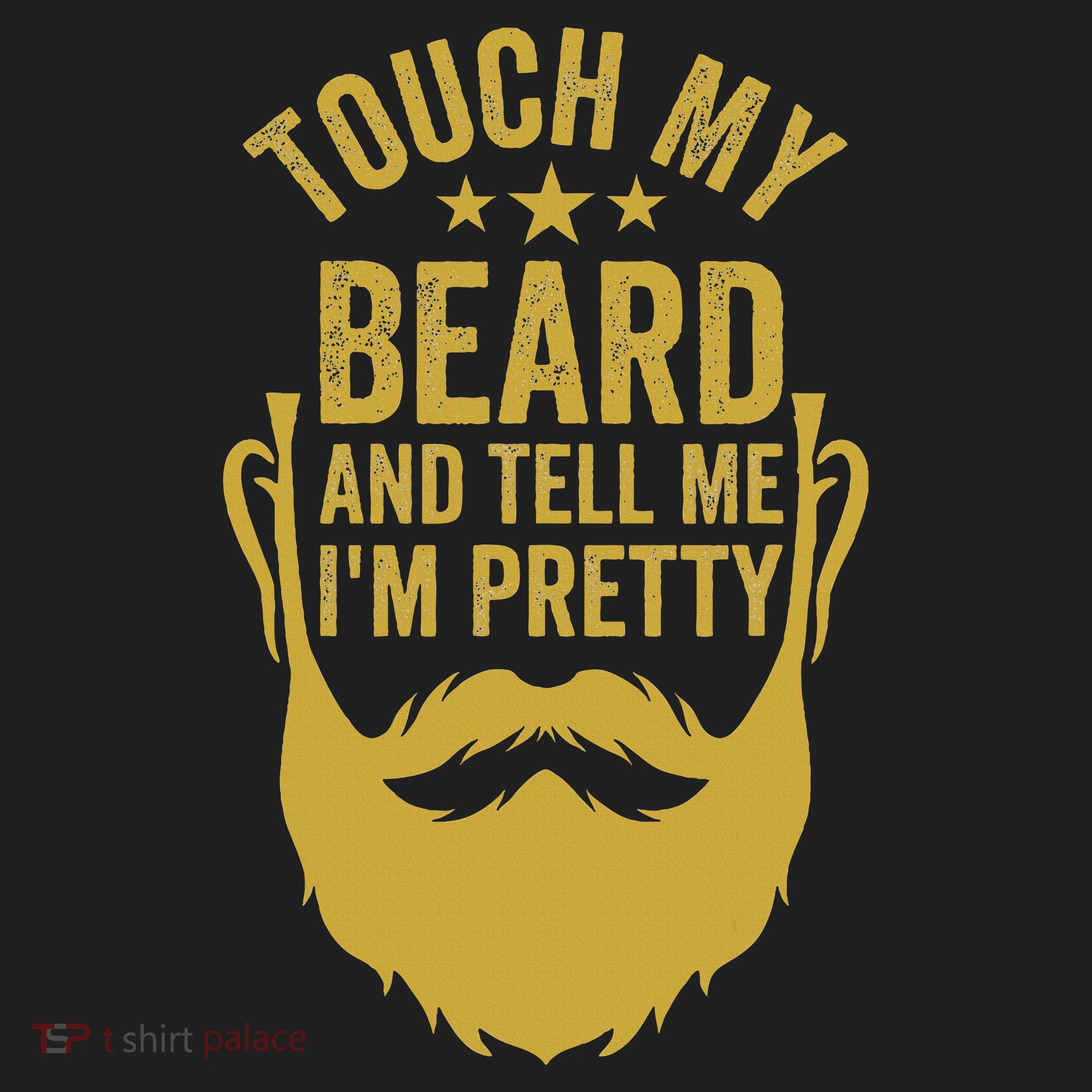 Touch My Beard And Tell Me IM Pretty FatherS Day Golf Towel