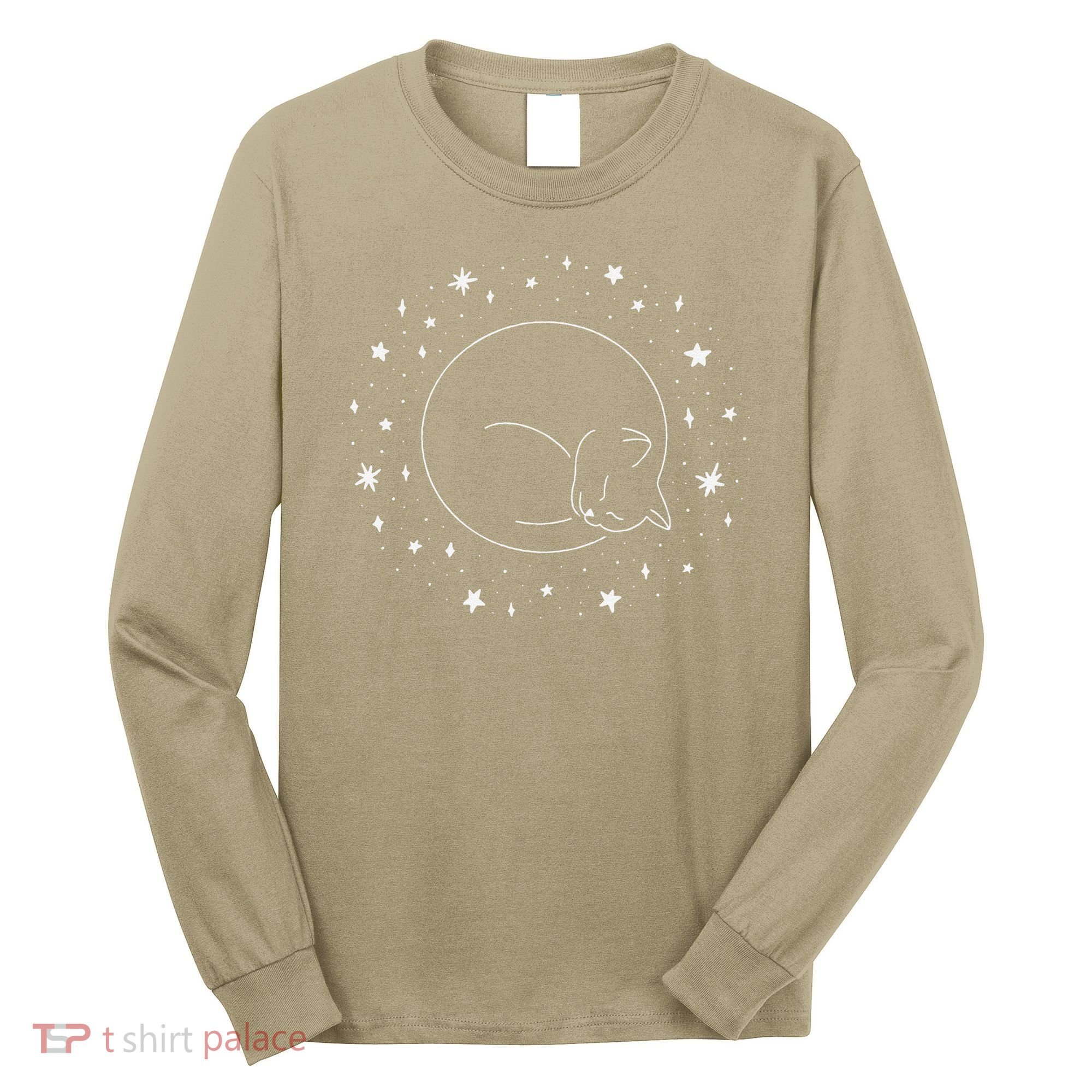 Threadless Midnightcoffee Black Cat Void Long Sleeve Shirt