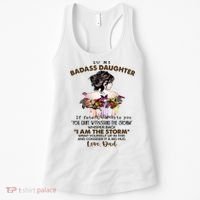 To My Badass Daughter If Fate Whispers To You You ... Dad Women's Tank Top thumb 0