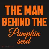 The Man Behind The Pumpkin Seed Halloween Pregnant Doggie Tank thumb 4