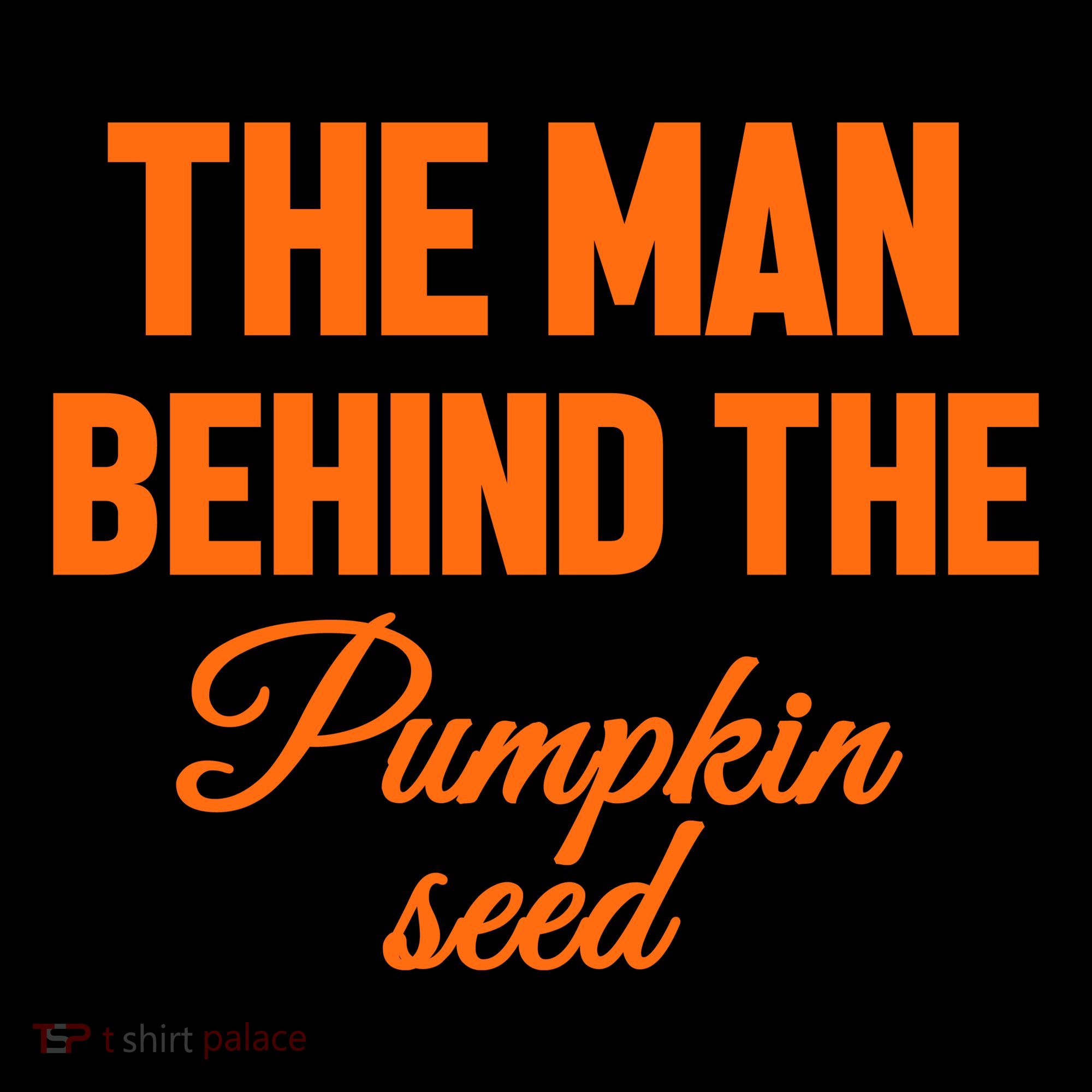 The Man Behind The Pumpkin Seed Halloween Pregnant Coffee Mug