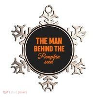The Man Behind The Pumpkin Seed Halloween Pregnant Ornament thumb 0