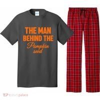 The Man Behind The Pumpkin Seed Halloween Pregnant Pajama Set thumb 0