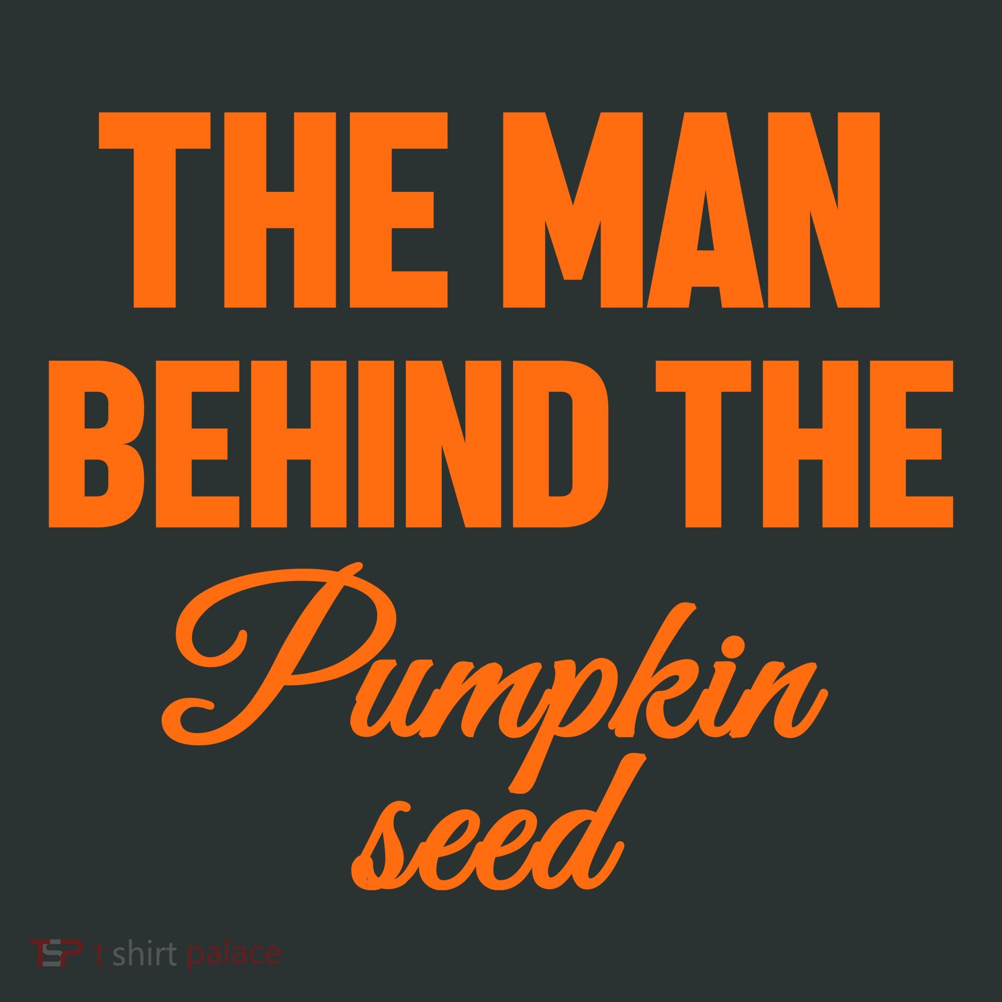 The Man Behind The Pumpkin Seed Halloween Pregnant Mousepad