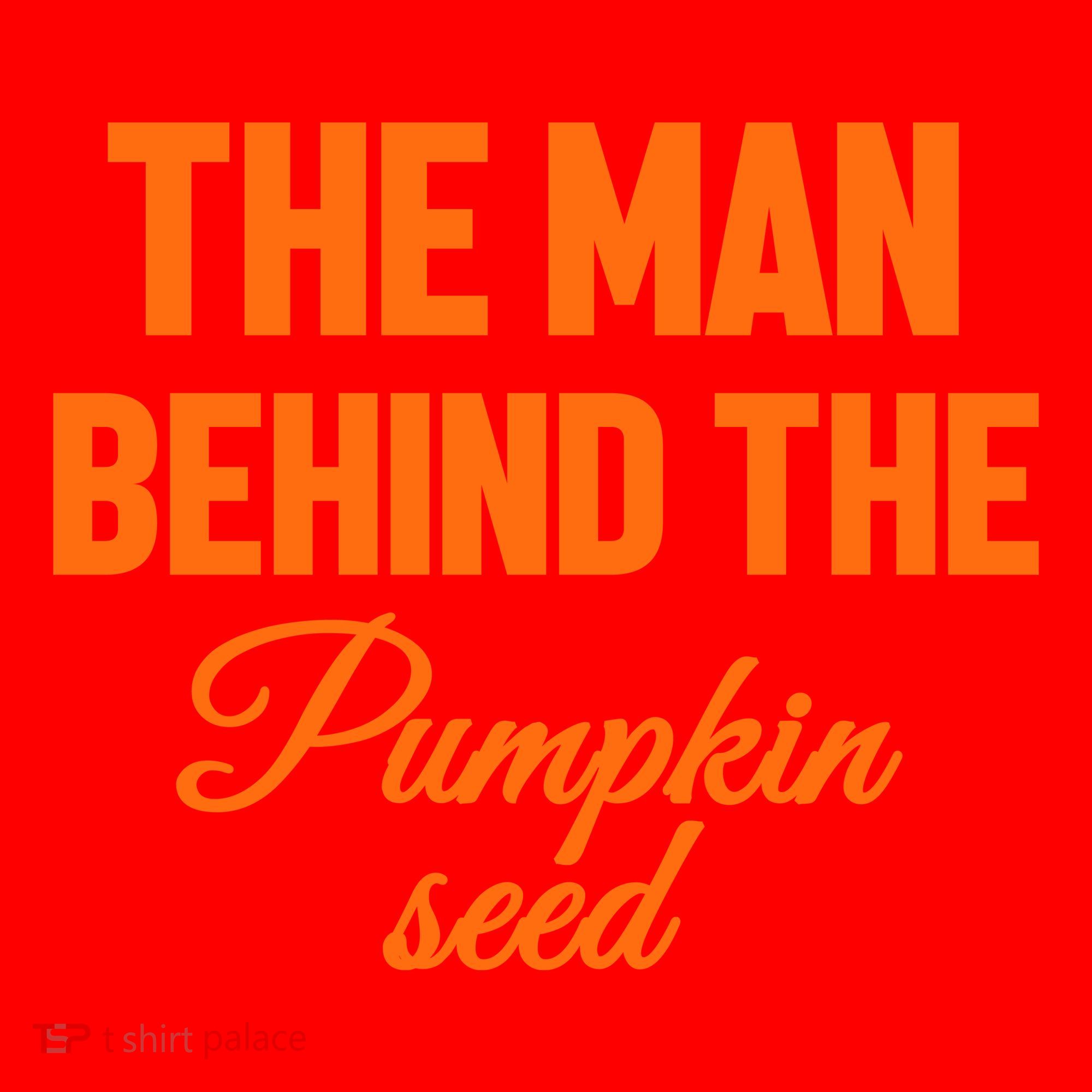 The Man Behind The Pumpkin Seed Halloween Pregnant Santa Hat