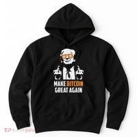 Trump Make Bitcoin Great Again Funny Maga Pro Trump Hoodie thumb 0