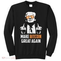 Trump Make Bitcoin Great Again Funny Maga Pro Trump Sweatshirt thumb 0