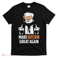 Trump Make Bitcoin Great Again Funny Maga Pro Trump T-Shirt thumb 0