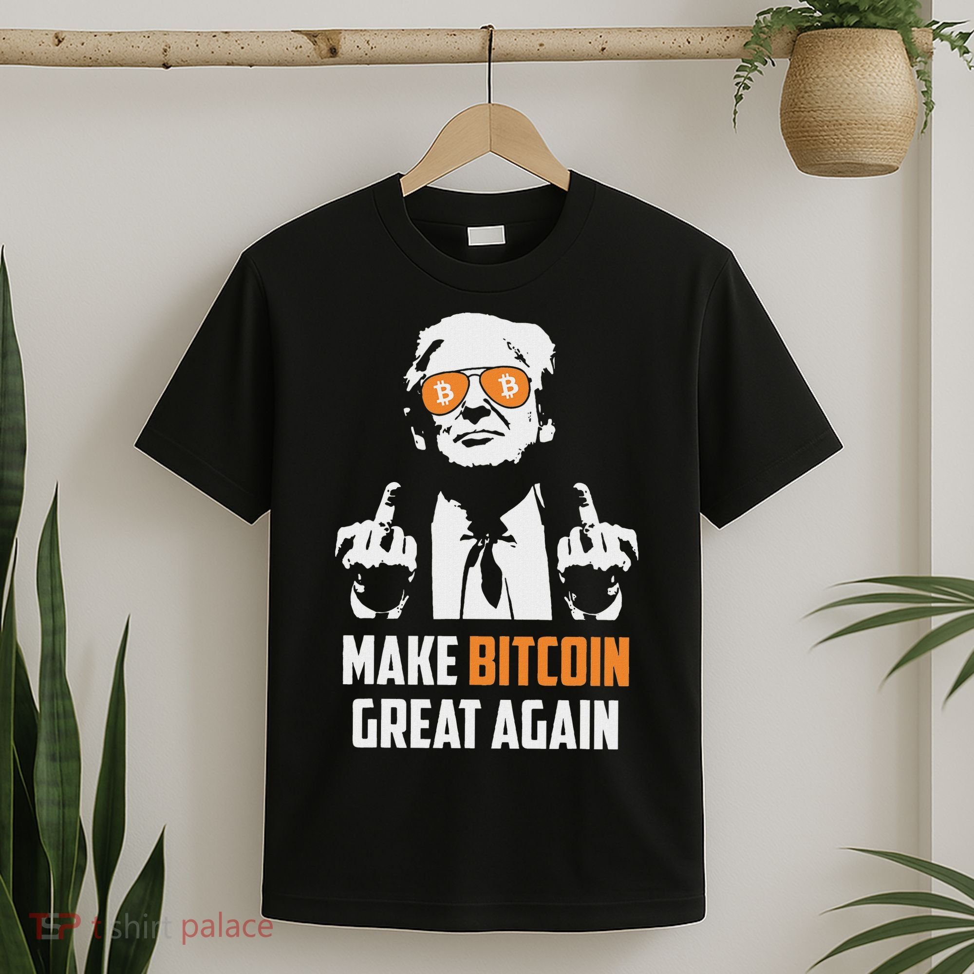 Trump Make Bitcoin Great Again Funny Maga Pro Trump T-Shirt