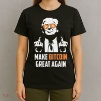 Trump Make Bitcoin Great Again Funny Maga Pro Trump T-Shirt thumb 4