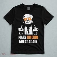 Trump Make Bitcoin Great Again Funny Maga Pro Trump T-Shirt thumb 5