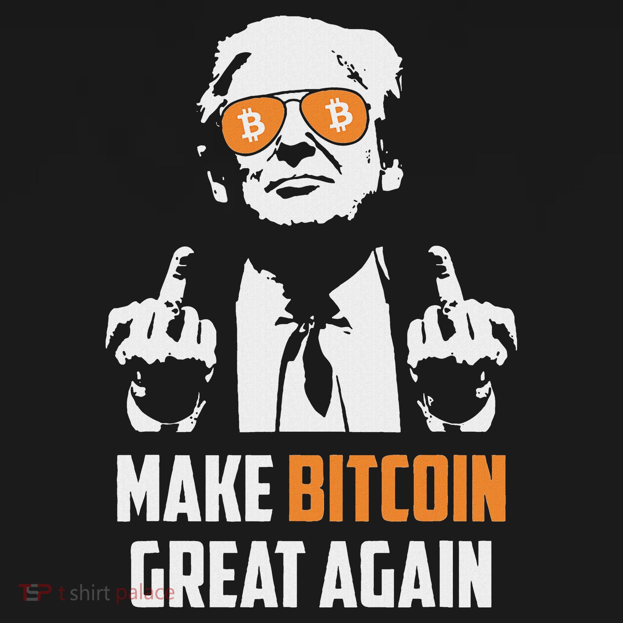 Trump Make Bitcoin Great Again Funny Maga Pro Trump T-Shirt