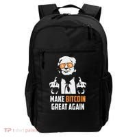 Trump Make Bitcoin Great Again Funny Maga Pro Trump Backpack thumb 0