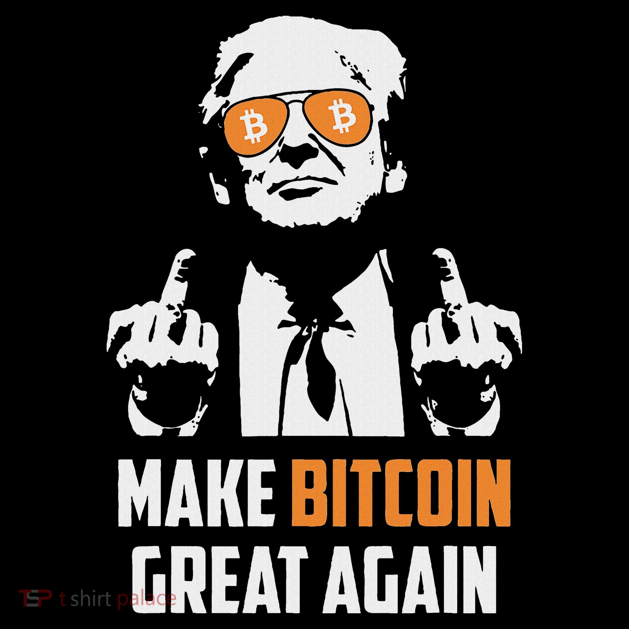 Trump Make Bitcoin Great Again Funny Maga Pro Trump Women's Hoodie