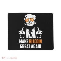 Trump Make Bitcoin Great Again Funny Maga Pro Trump Mousepad thumb 0