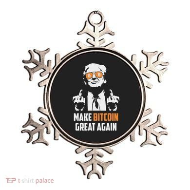 Trump Make Bitcoin Great Again Funny Maga Pro Trump Ornament