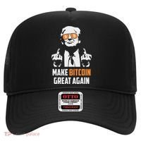 Trump Make Bitcoin Great Again Funny Maga Pro Trump Hat thumb 0