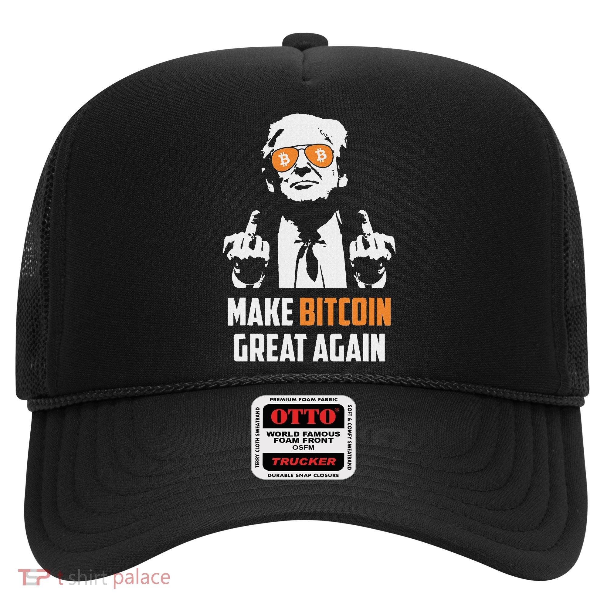 Trump Make Bitcoin Great Again Funny Maga Pro Trump Hat