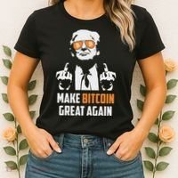 Trump Make Bitcoin Great Again Funny Maga Pro Trump Women's T-Shirt thumb 2