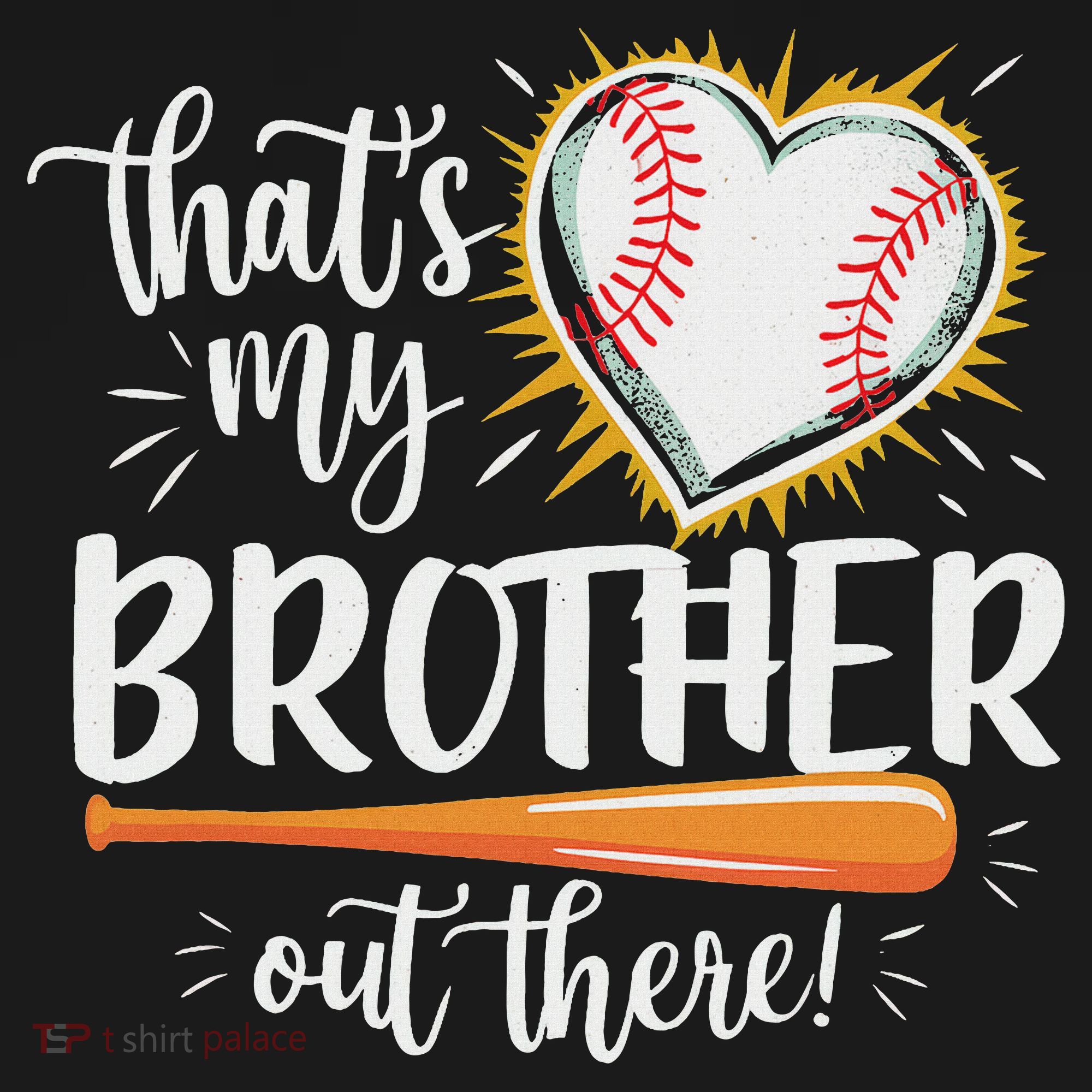 That's My Brother Out There Baseball Sister Sweatshirt
