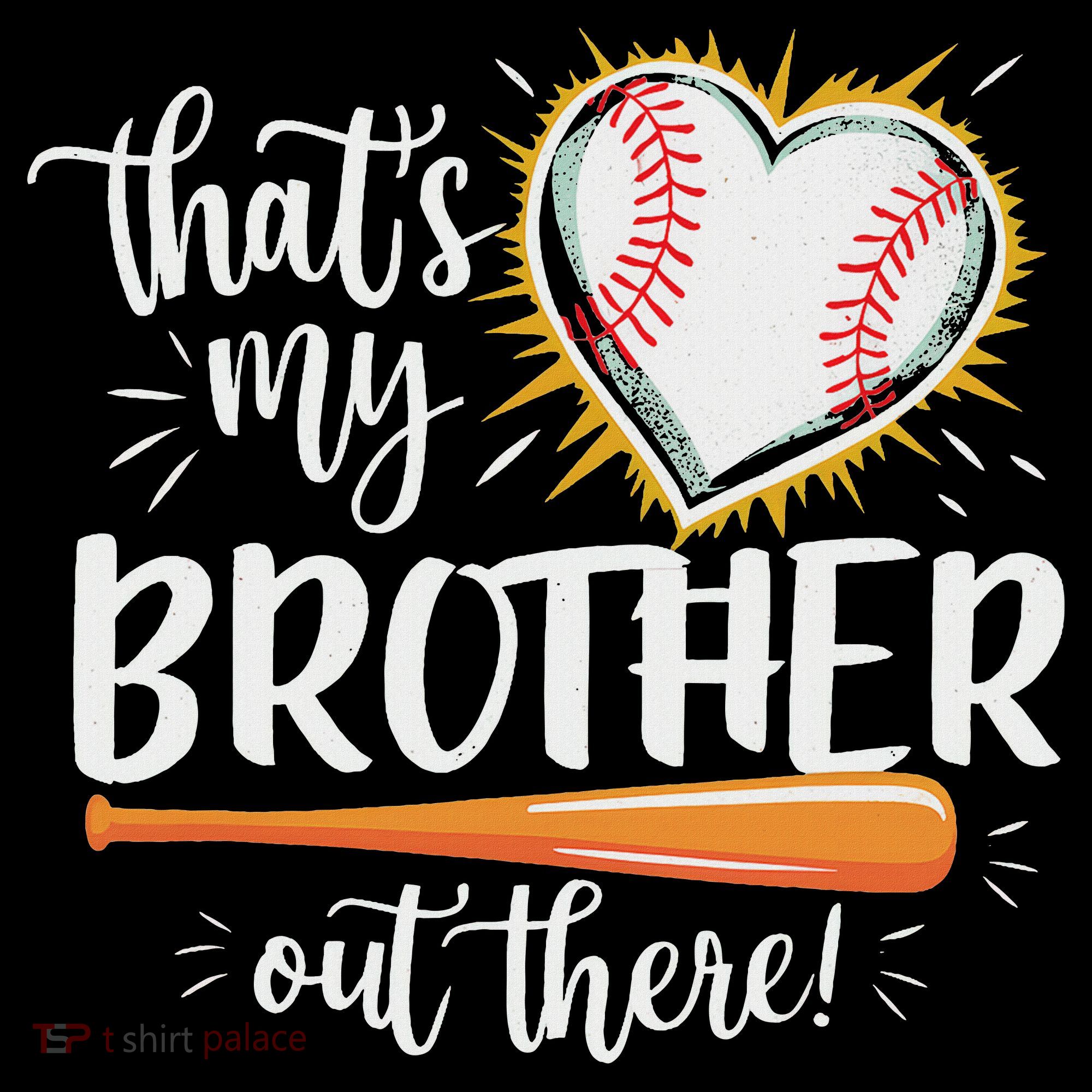 That's My Brother Out There Baseball Sister Women's Hoodie