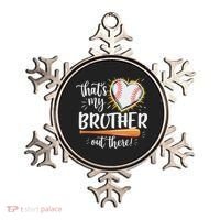 That's My Brother Out There Baseball Sister Ornament thumb 0