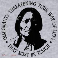 That Must Be Tough Immigrants Threatening Your Way Of Life Women's Sweatshirt thumb 2