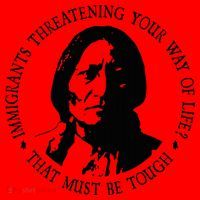 That Must Be Tough Immigrants Threatening Your Way Of Life Santa Hat thumb 1