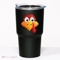 Thanksgiving Master Builder Turkey Face Building Blocks Tumbler thumb 0