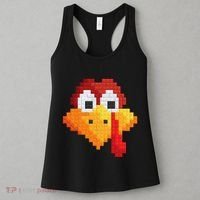 Thanksgiving Master Builder Turkey Face Building Blocks Women's Tank Top thumb 3