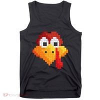 Thanksgiving Master Builder Turkey Face Building Blocks Tank Top thumb 0