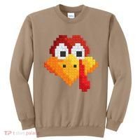 Thanksgiving Master Builder Turkey Face Building Blocks Sweatshirt thumb 0