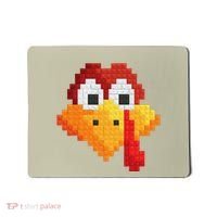 Thanksgiving Master Builder Turkey Face Building Blocks Mousepad thumb 0