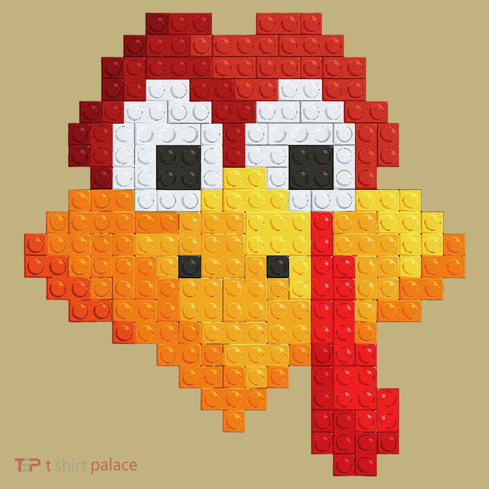 Thanksgiving Master Builder Turkey Face Building Blocks Mousepad