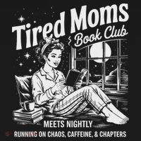 Tired Moms Book Club Reading Mom Book Lovers Mother's Day Visor thumb 3
