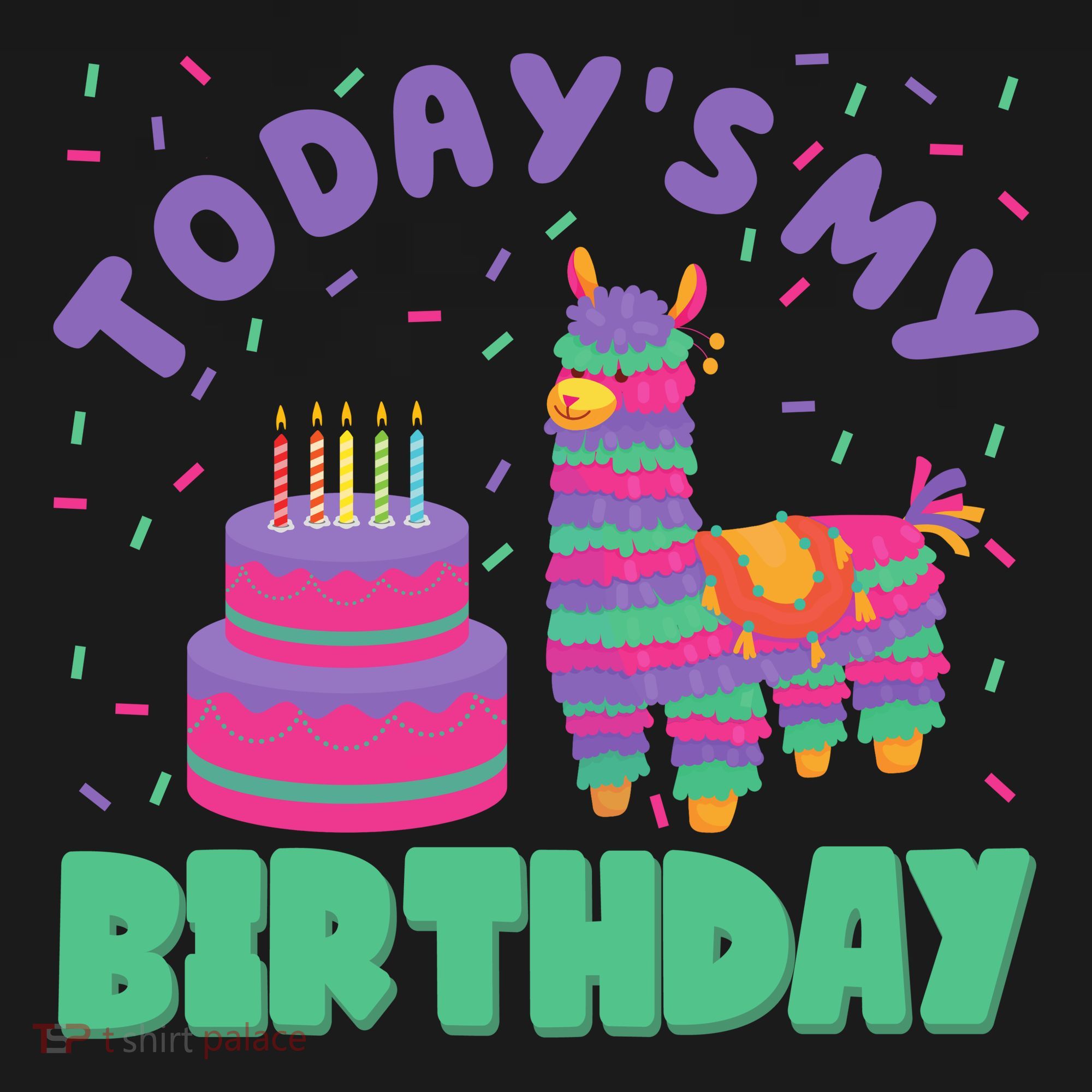 Todays My Birthday Llama Party Backpack