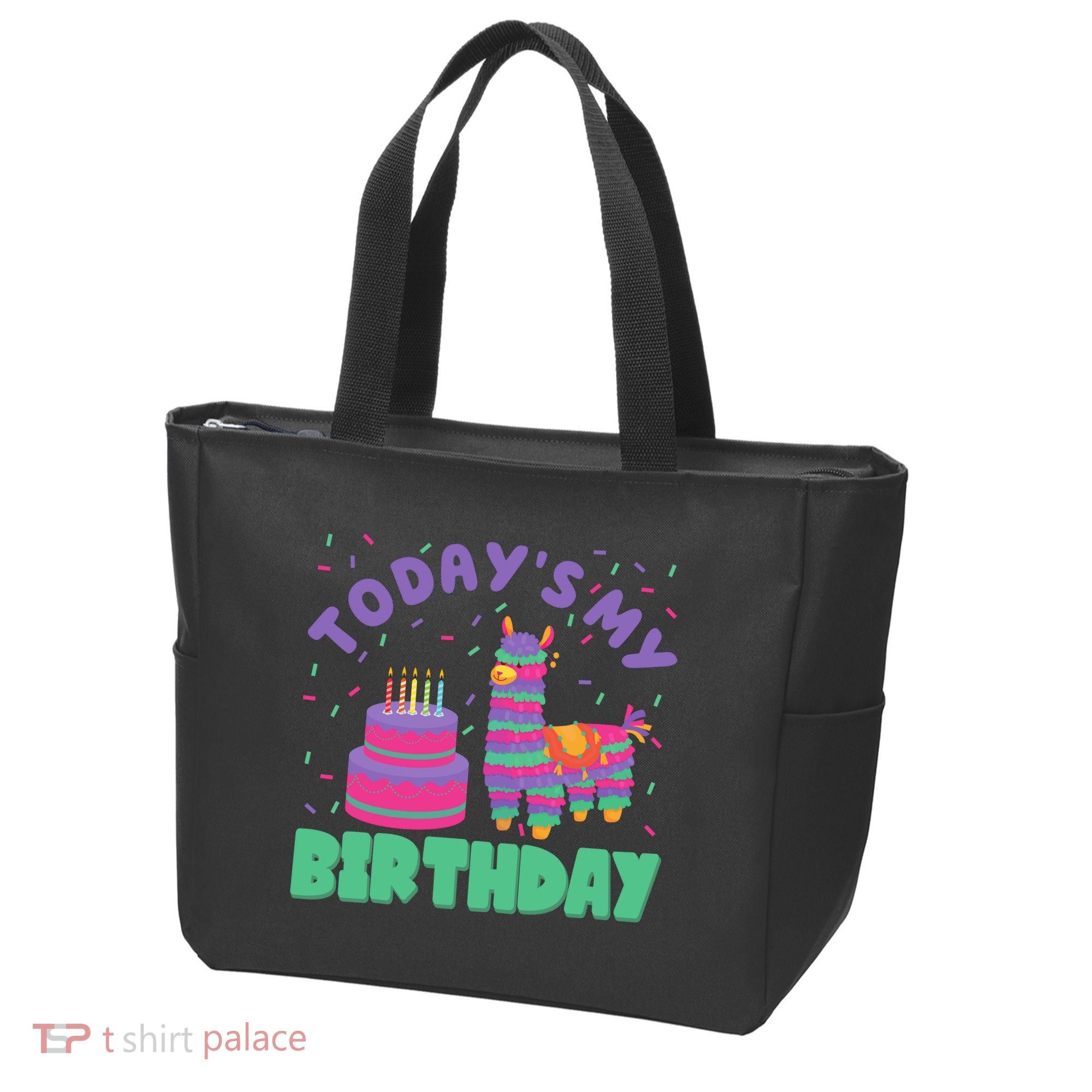 Todays My Birthday Llama Party Tote Bag